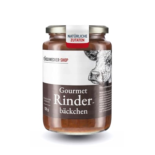 Der Feinschmecker Gourmet Rinderbäckchen 720g I Zarte Innenbäckchen in Rotweinsauce I Sous-vide gegart I Für 2-3 Personen Der Feinschmecker Gourmet Rinderbäckchen 720g I Zarte Innenbäckchen in Rotweinsauce I Sous-vide gegart I Für 2-3 Personen von Der Feinschmecker