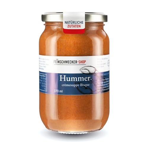 Der Feinschmecker Hummercremesuppe »Bisque« I Feine Cremesuppe mit 30% Hummer I Traditionelle Herstellung aus natürlichen Zutaten für exquisiten Genuss Der Feinschmecker Hummercremesuppe »Bisque« I Feine Cremesuppe mit 30% Hummer I Traditionelle Herstellung aus natürlichen Zutaten für exquisiten Genuss von Der Feinschmecker