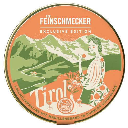 Der Feinschmecker Vollmilchpraline mit Marillenbrand I Tiroler Genuss I Edle Schokolade aus Criollo-Kakaobohnen Der Feinschmecker Vollmilchpraline mit Marillenbrand I Tiroler Genuss I Edle Schokolade aus Criollo-Kakaobohnen von Der Feinschmecker
