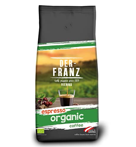 Der-Franz Espresso Bio Kaffee, ganze Bohne, 1000 g von Der-Franz