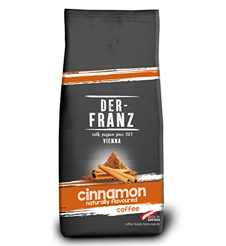 Der-Franz Kaffee, aromatisiert mit Zimt, Arabica und Robusta Kaffeebohnen, 1000 g von Der-Franz