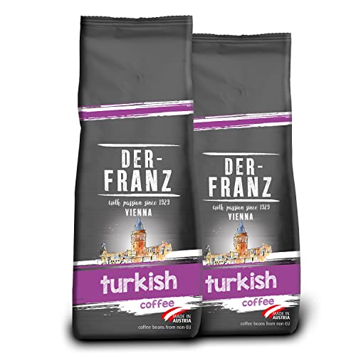 Der-Franz Türkischer Kaffee, gemahlen, 2 x 500 g von Der-Franz