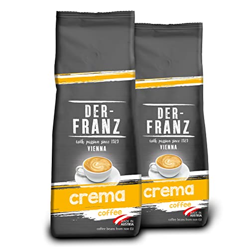 Der-Franz Crema Kaffee, gemahlen, 2 x 500 g von Der-Franz
