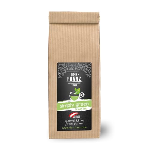 Der-Franz Grüner Tee „Simply Green“ in ganzen Blättern, 250 g von Der-Franz