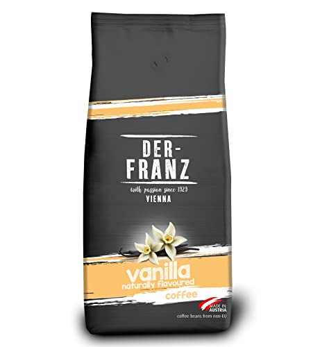 Der-Franz Kaffee, aromatisiert mit Vanille, Arabica und Robusta Kaffeebohnen, 1000 g von Der-Franz