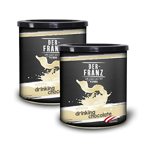 Der-Franz Weiße Trinkschokolade, 2 x 500 g von Der-Franz