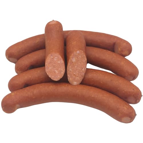 DER PFARÖLLER Debrecziner – 6 Paar / 12 Stück 1000g – Würzige, leicht geräucherte Würstchen nach ungarischem Rezept – Perfekt für Grillen & Eintöpfe DER PFARÖLLER Debrecziner – 6 Paar / 12 Stück 1000g – Würzige, leicht geräucherte Würstchen nach ungarischem Rezept – Perfekt für Grillen & Eintöpfe von Der Pfaröller