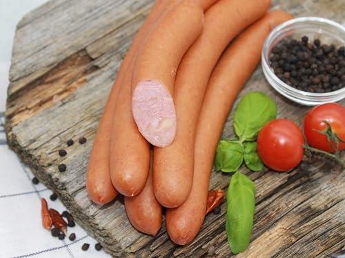 DER PFARÖLLER Käsekrainer – 5 Paar (10 Stück, 600g) – Würzige Würstchen mit zartem Käse – Perfekt für Grillen, Pfanne & schnelle Gerichte von Der Pfaröller