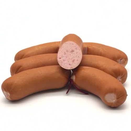 DER PFARÖLLER Regensburger Knacker – 12 Paar / 24 Stück 2000g – Würzige Knacker nach traditionellem Rezept – Perfekt für Brotzeit & Grillen DER PFARÖLLER Regensburger Knacker – 12 Paar / 24 Stück 2000g – Würzige Knacker nach traditionellem Rezept – Perfekt für Brotzeit & Grillen von Der Pfaröller