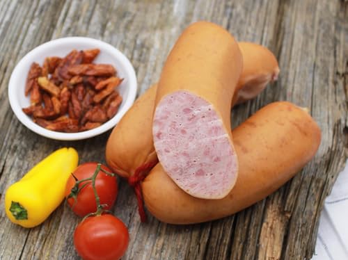 DER PFARÖLLER Regensburger Knacker – 3 Paar (6 Stück, 500g) – Würzige Knacker nach traditionellem Rezept – Perfekt für Brotzeit & Grillen von Der Pfaröller