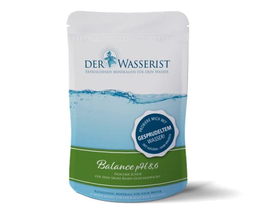 Der Wasserist - Erfrischende Mineralien für dein Wasser: BALANCE pH 8,6 Getränkepulver - Frischer Schub für dein Säure-Basen-Gleichgewicht - Mineralisiert 73 Liter von Der Wasserist