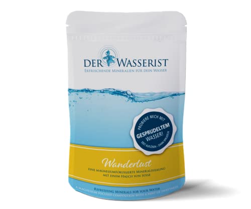 Der Wasserist – Mineralien für 68 l Wasser – WANDERLUST: unser Mineralpulver mit dem Hauch Süße von Magnesium von Der Wasserist