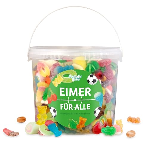 Eimer für Alle XL - 3,7kg Süßigkeiten im Eimer, Fruchtgummi und Marshmallows, für Fußballfans und für Fußball-Events, Party Eimer Eimer für Alle XL - 3,7kg Süßigkeiten im Eimer, Fruchtgummi und Marshmallows, für Fußballfans und für Fußball-Events, Party Eimer von Der Zuckerbäcker