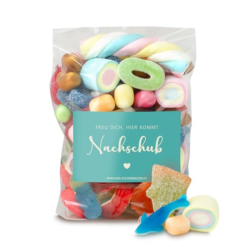 Nachfüllbeutel - Große Freude, bunter Süßigkeiten-Mix mit Fruchtgummi und Kaubonbons von Der Zuckerbäcker