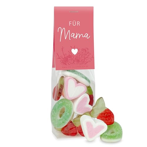 Naschbeutel Für Mama – süßer Geschenkbeutel mit Süßigkeiten, schönes Geschenk zum Muttertag von Der Zuckerbäcker