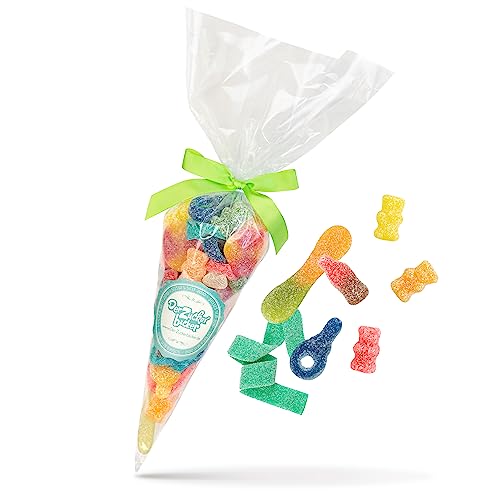 Sauerstoff - bunt gefüllte Süßigkeiten-Tüte mit saurem Fruchtgummi, tolle Geschenk-Idee… Sauerstoff - bunt gefüllte Süßigkeiten-Tüte mit saurem Fruchtgummi, tolle Geschenk-Idee… von Der Zuckerbäcker