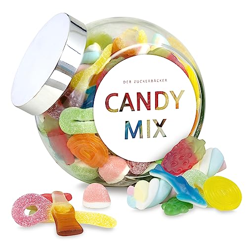 Süßigkeiten Mix im Naschglas – leckere Süßigkeiten Mischung im hochwertigen Glas, süßes Geschenk für Naschkatzen Süßigkeiten Mix im Naschglas – leckere Süßigkeiten Mischung im hochwertigen Glas, süßes Geschenk für Naschkatzen von Der Zuckerbäcker