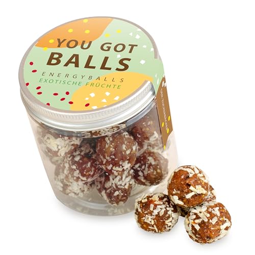 You got balls – vegane Energyballs Exotic in praktischer Dose, gesunder Snack toll fürs Büro, Sport und zwischendurch You got balls – vegane Energyballs Exotic in praktischer Dose, gesunder Snack toll fürs Büro, Sport und zwischendurch von Der Zuckerbäcker