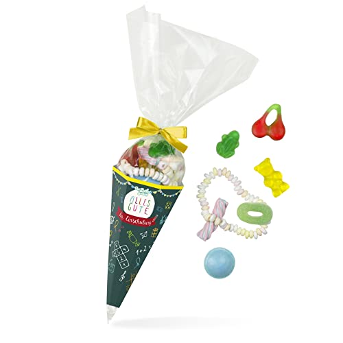 Der Zuckerbäcker Zuckertüte Einschulung – Bunte Schul-Tüte mit toller Süßigkeiten-Mischung, schönes Geschenk zum ersten Schultag Der Zuckerbäcker Zuckertüte Einschulung – Bunte Schul-Tüte mit toller Süßigkeiten-Mischung, schönes Geschenk zum ersten Schultag von Der Zuckerbäcker