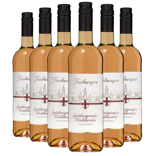 Wolfenweiler Freiburger Steinler Spätburgunder Rosé lieblich - Weißherbst aus dem Markgräflerland, fruchtig und harmonisch (6 x 0,75l) von Der mit dem Wolf