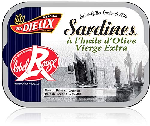 Sardinen in Olivenöl Extra "Label Rouge" I Trésor des Dieux von LE TRESOR DES DIEUX