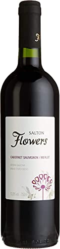 Vinicola Salton Flowers Tinto Seco Cuvee trocken Rotwein Cabernet Sauvignon Merlot 0.75 L (1 x 0.75 L) von Desde 2005 WEIN-BRASLIEN