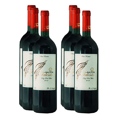 Vinicola Salton Talento trocken Rotwein Cabernet Sauvignon Merlot Tannat edel und genußvoll 0.75 L (6 x 0.75 L) von Desde 2005 WEIN-BRASLIEN
