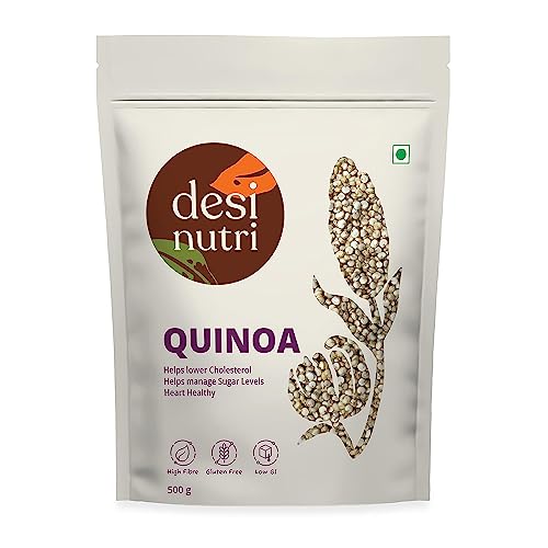 Desi Nutri Quinoa Millet Grains | Millets | Natural Grains | Korralu | Navanakki | Bathua | Quinoa Millet - 500 gms | Rich in Fiber and Protein von Desi Nutri