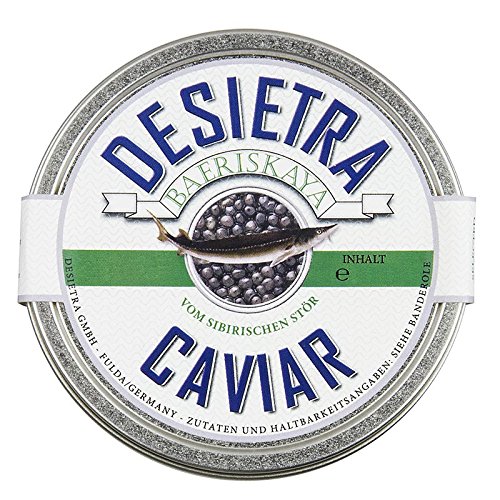 Desietra Baeriskaya Kaviar (baerii), Aquakultur, ohne Konservierungsm., 125g
