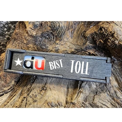 Du bist TOLL - Schokoriegel Geschenkbox incl. Duplo Riegel, Geburtstag Geschenk für Freundin, Mann, Paar, Freundschaft, Jahrestag (Du bist TOLL) von Designbysh