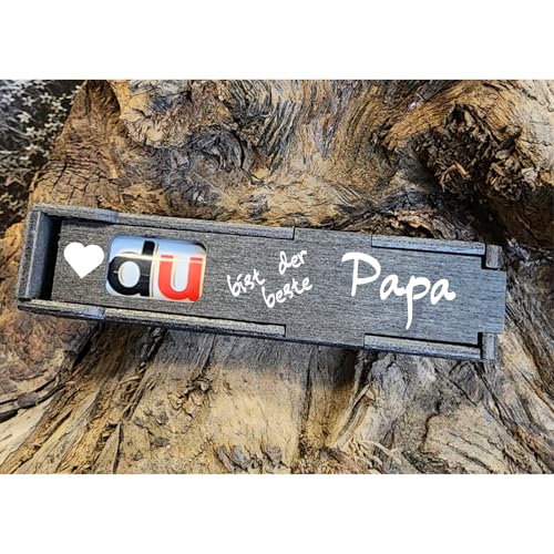 Du bist mein Leben - Schokoriegel Geschenkbox incl. Duplo Riegel, Geburtstag Geschenk für Freundin, Mann, Paar, Freundschaft, Jahrestag (Du bist mein Leben) von Designbysh