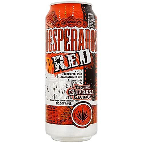 DESPERADOS Red Tequila Guarana Cachaça 50cl (pack de 12 canettes) von Desperados