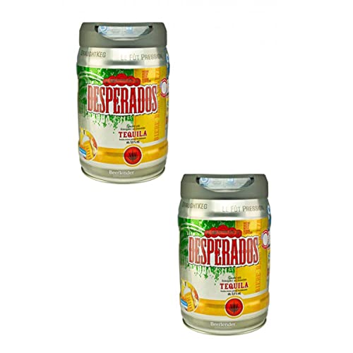 Desperados Bier mit Tequila im 2 x 5 Liter Fass inkl. Zapfhahn Desperados Bier mit Tequila im 2 x 5 Liter Fass inkl. Zapfhahn von Desperados