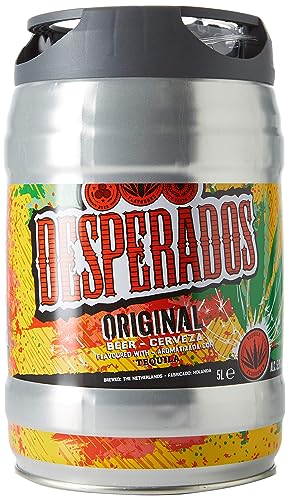 DesperadosTequila Fass Draught Keg 5l Einweg , 1er Pack von Desperados