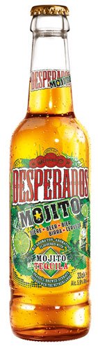 Desperados Mojito, Bier mit Tequila-Flavour (24 x 0,33l) inkl. 1,92 Euro Pfand MEHRWEG von Desperados