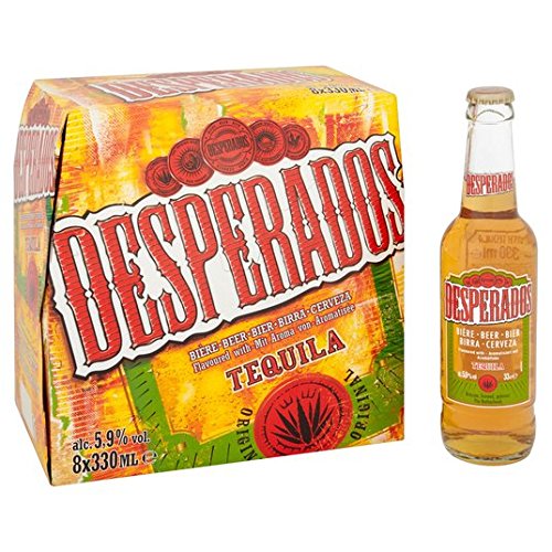 Desperados Tequila Bierflaschen 8 x 330ml von Desperados