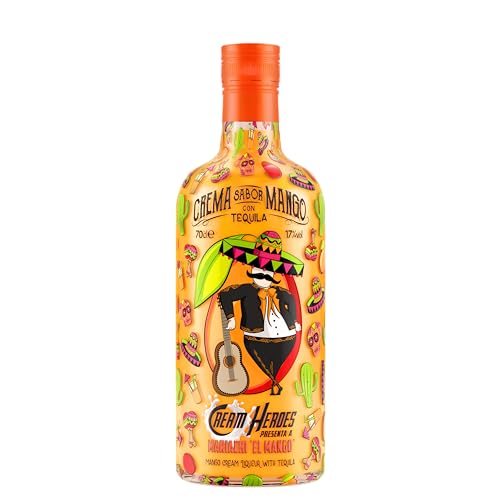Mango-Likör Mariachi el Mango mit Sahne & Tequila, Serie Cream Heroes, 0,7 L, 17% Vol. Mango-Likör Mariachi el Mango mit Sahne & Tequila, Serie Cream Heroes, 0,7 L, 17% Vol. von CREAM HEROES