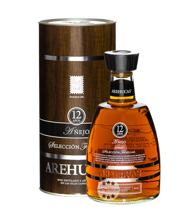 Arehucas 12 Años Añejo Rum (40 % Vol., 0,7 Liter) von Destilerías Arehucas