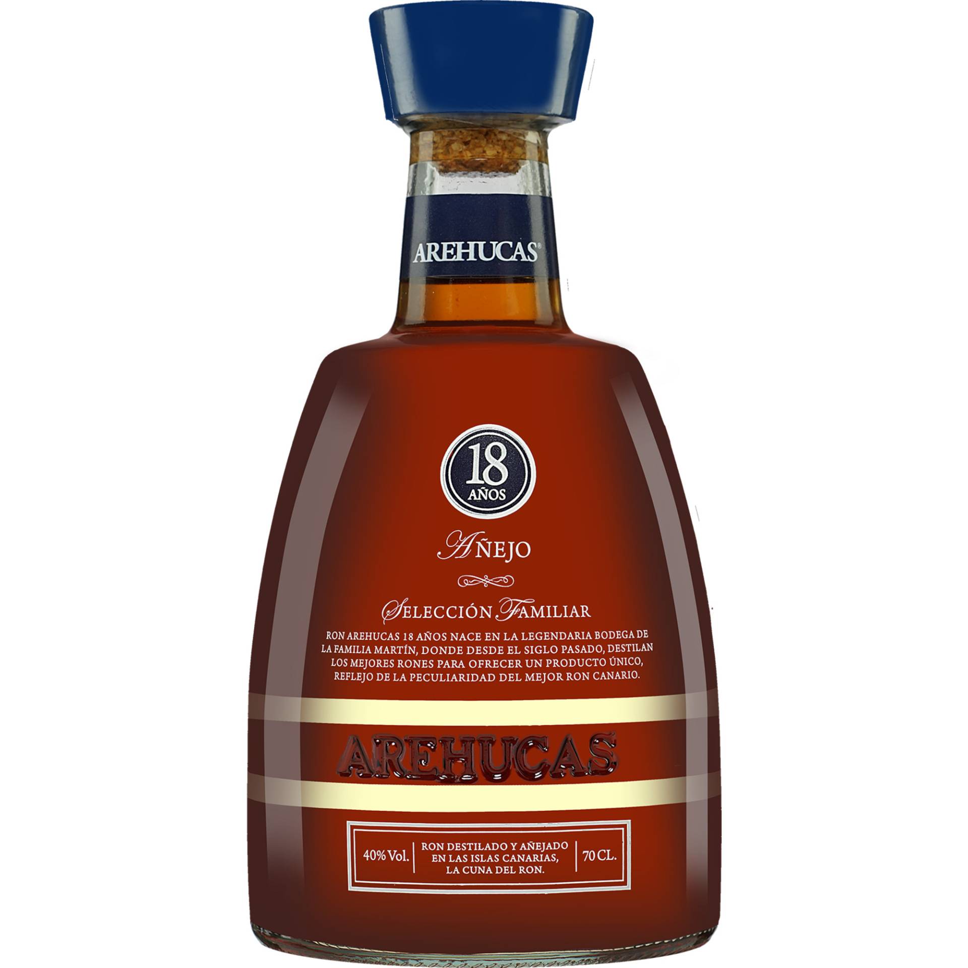 Ron Arehucas 18 Jahre - 0,7 L. 0.7L 40% Vol. aus Spanien Ron Arehucas 18 Jahre - 0,7 L. 0.7L 40% Vol. aus Spanien von Destilerías Arehucas