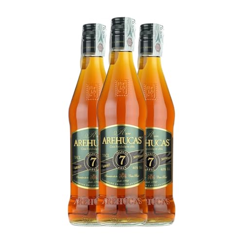 Rum Arehucas 7 Jahre 70 cl (Schachtel mit 3 Flaschen von 70 cl) von Distribuidor