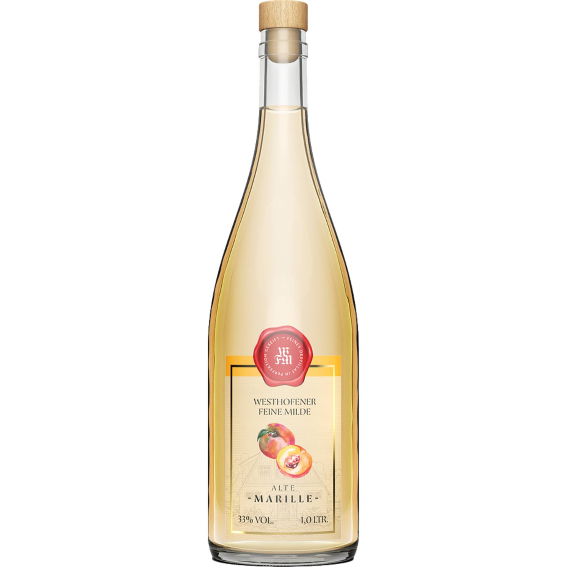 Westhofener Feine Milde Alte Marille, Deutschland, 1,0 L, 33% Vol., Spirituosen Westhofener Feine Milde Alte Marille, Deutschland, 1,0 L, 33% Vol., Spirituosen von Destille Kaltenthaler GmbHAn der Brennerei 1467593 Westhofen