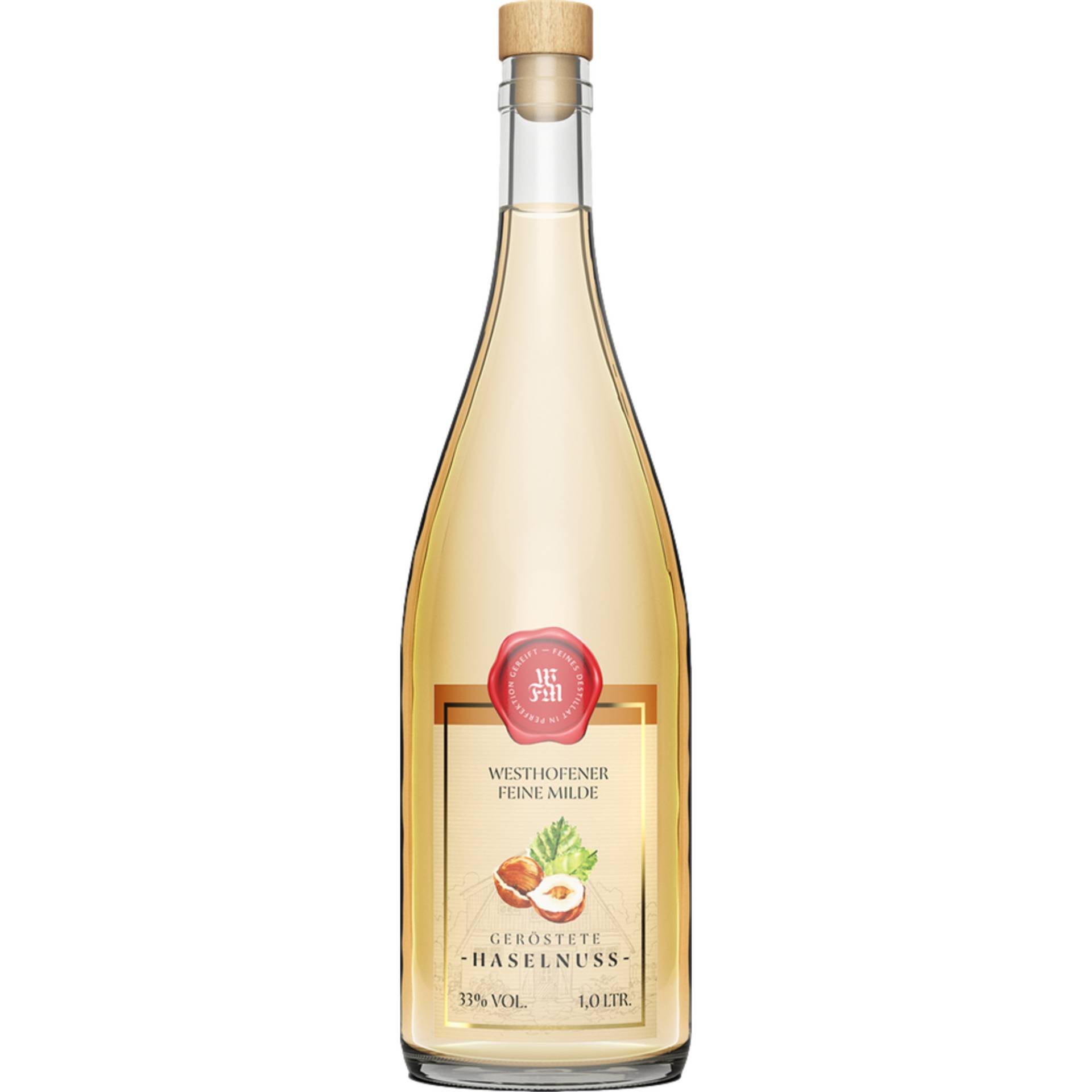 Westhofener Feine Milde Geröstete Haselnuss, Deutschland, 1,0 L, 33% Vol., Spirituosen Westhofener Feine Milde Geröstete Haselnuss, Deutschland, 1,0 L, 33% Vol., Spirituosen von Destille Kaltenthaler GmbHAn der Brennerei 1467593 Westhofen