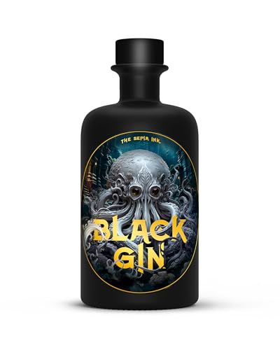 Sepia Ink - Black Gin - 0,5 Ltr. - 40% vol. - Schwarzer Gin mit dunklen Früchten - Vegan von Destille Kaltenthaler