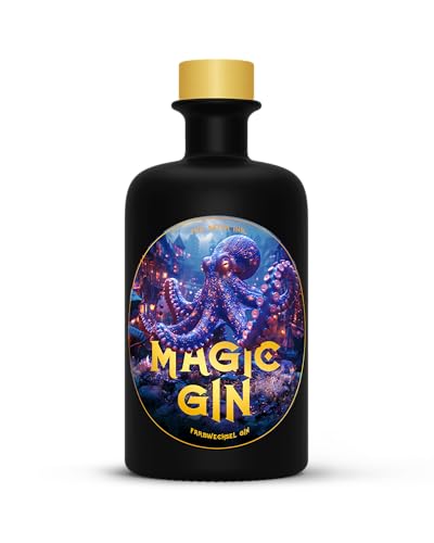 Sepia Ink - Magic Gin - 0,5 Ltr. - 40% vol. - Farbwechsel Gin mit dunklen Früchten - Vegan von Destille Kaltenthaler