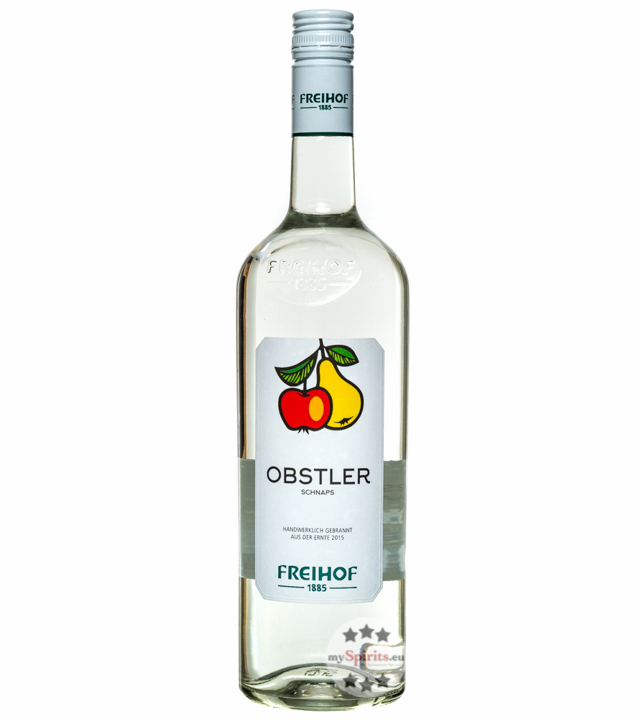 Freihof Obstler Schnaps  (38 % vol., 1,0 Liter) von Destillerie Freihof