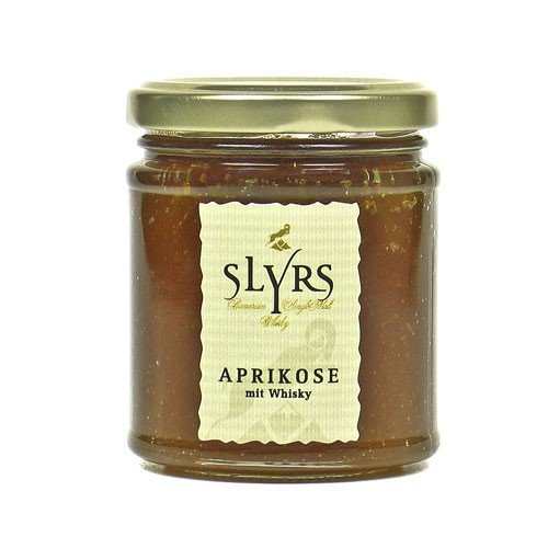Aprikose mit SLYRS Whisky (Fruchtaufstrich / 225 g) von Destillerie Lantenhammer