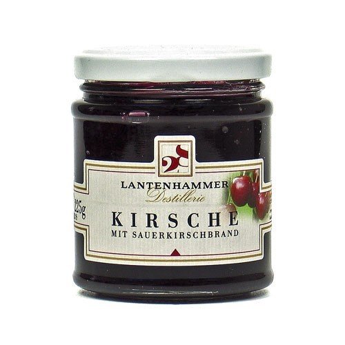 Kirsche mit Sauerkirschbrand (Fruchtaufstrich / 225 g) von Destillerie Lantenhammer