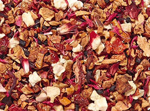 D&B - 1kg Früchtetee - Rhabarberschorle - aromatisierte Früchtetee-Mischung (säurearm) von D&B