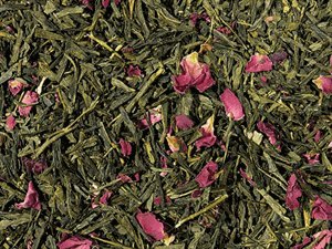 1kg - grüner Tee - Sencha - Sakura - aromatisierter Grüntee - (Kirsch-Note) von Dethlefsen & Balk