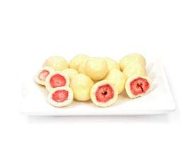 Erdbeeren, gefr. getrocknet in weißer Schokolade 1 kg, lose Erdbeeren, gefr. getrocknet in weißer Schokolade 1 kg, lose von Dethlefsen & Balk